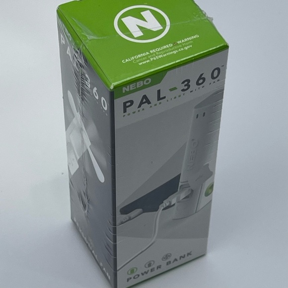 NEBO PAL-360 Power Bank Light Fan USB-C Rechargeable - Picture 13 of 16